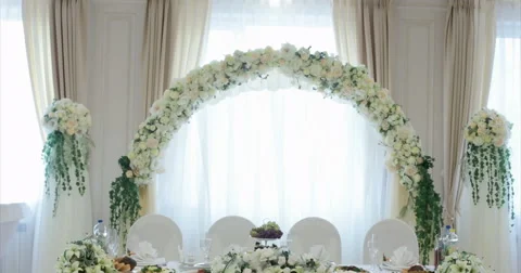 Restaurant. Wedding. Video stock 51448124