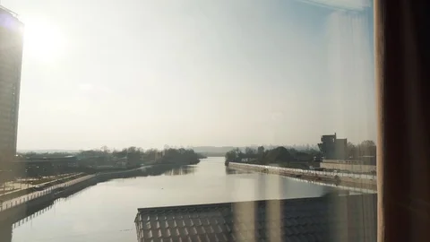 Restaurant while enjoying panoramic views of the promenade Stock Footage 85261004