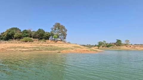 Restaurant in wilderness in Kaptai lake Rangamati Chittagong Stock Footage 274204853