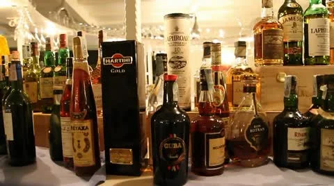 Restaurant wine bar Video stock 12032668