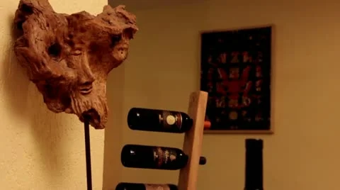 Restaurant wine Bar Video stock 12152440