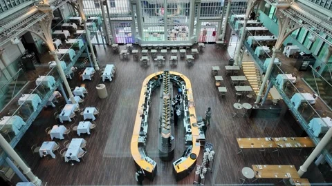 Restaurant within the Royal Ballet and Opera, London, United Kingdom Video stock 312690646