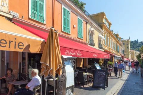 Restaurants Old Nice Stock-Fotos