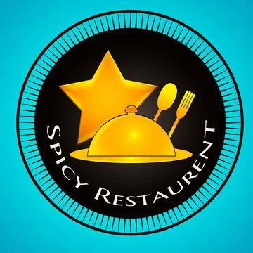 Restaurent logo image Stock Illustration