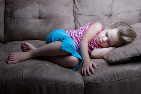 Resting away on the couch Stock Photos