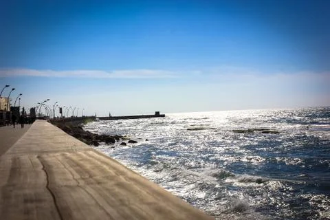 Resting on the beach Foto stock