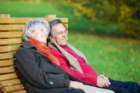 Resting couple Stock Photos