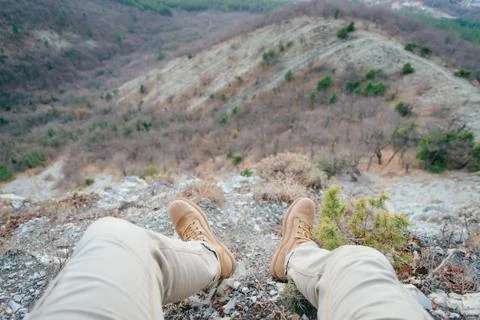 Resting in the mountains Stock Photos