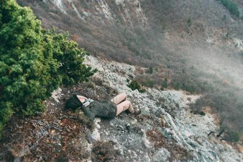 Resting in the mountains Stock Photos