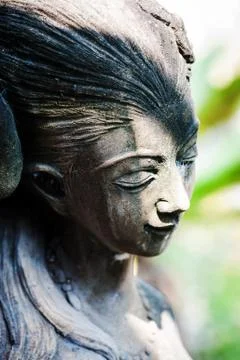 Resting statue Stock Photos