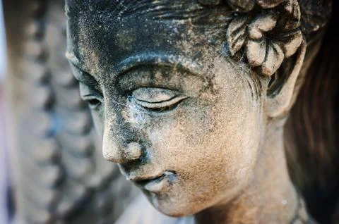 Resting statue Stock Photos