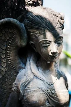 Resting statue Stock Photos