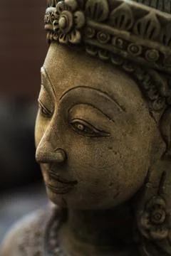 Resting statue Stock Photos