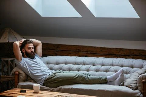 Resting on weekends Stock Photos