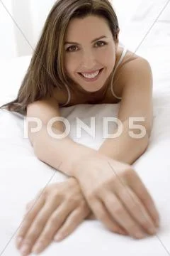 Resting woman Stock Photos