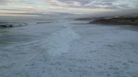 The restless Atlantic Ocean Stock Footage 299144692