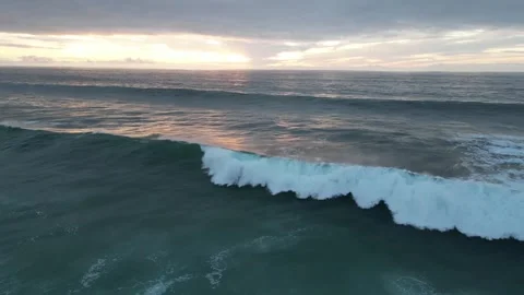 The restless Atlantic Ocean Stock Footage 299144945