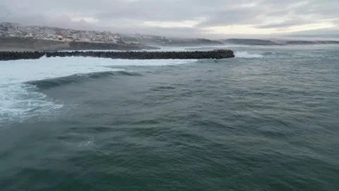 The restless Atlantic Ocean Stock Footage 299144983