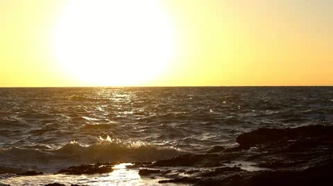 Restless coast Stock Footage 20584423