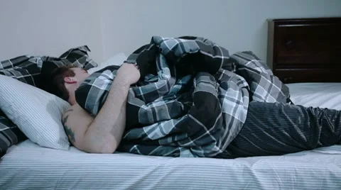 Restless Sleep Stock Footage 7903117