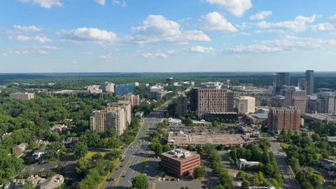 Reston Skyline Drone View Stock Footage 346745198