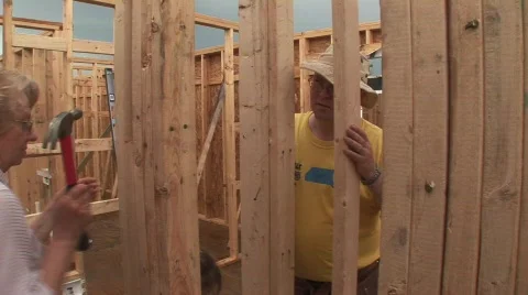 Restoration after Katrina Stock Footage 593640