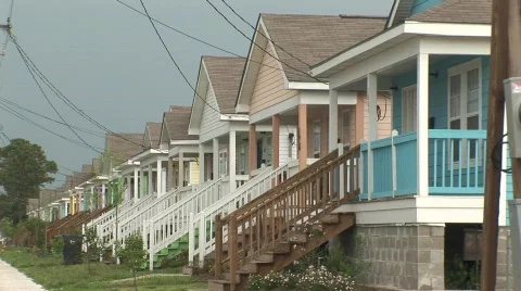 Restoration after Katrina Stock Footage 593651