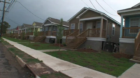 Restoration after Katrina Stock Footage 594360