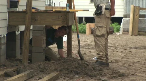 Restoration after Katrina Stock Footage 594375