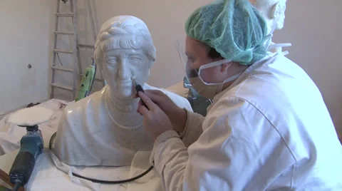 Restoration of marble sculptures Vidéo 33743604