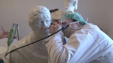 Restoration of marble sculptures Vidéo 33743634