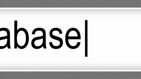 Restore database - Computer Generated Animated Browser Search Button Stock-Footage 73781368