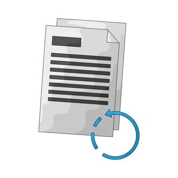 Restore File illustration Stock-Illustration