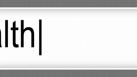 Restore health - Computer Generated Animated Browser Search Button Stock Footage 74628359