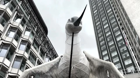 RESTORE NATURE NOW - BIRD PUPPET Stock Footage 278002730