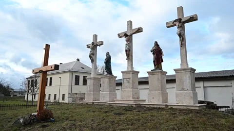 Restored statements of golgotha 2 库存影片 169359130