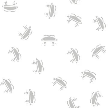 Restorer glasses glyph vector seamless pattern flat Stock Illustration