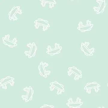 Restorer glasses line vector seamless pattern flat Stock Illustration