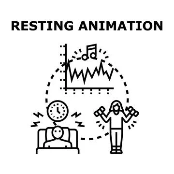 Restoring energy and improving physical health concept Stock Illustration