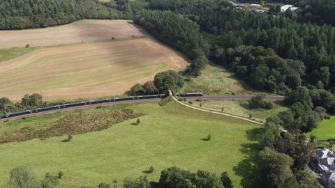 Restormel Castle an old Norman castle in Cornwall england uk near lanhydrock Stockbeeldmateriaal 262850331