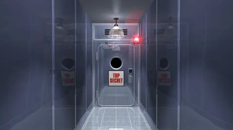 Restricted Access Security Entrance Door 1 Stock Footage 24684939