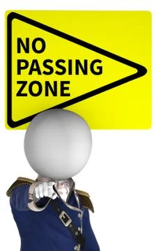Restricted area Stock Illustration
