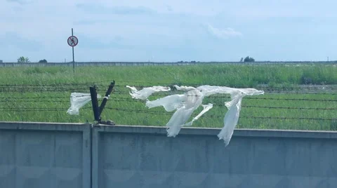 Restricted area, Protection zone, Access denied, No passing, Danger area Stock Footage 51120751