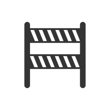 Restricted Barrier Icon Stock Illustration