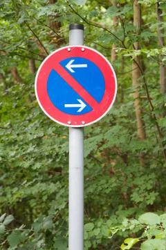 Restricted parking zone Foto stock