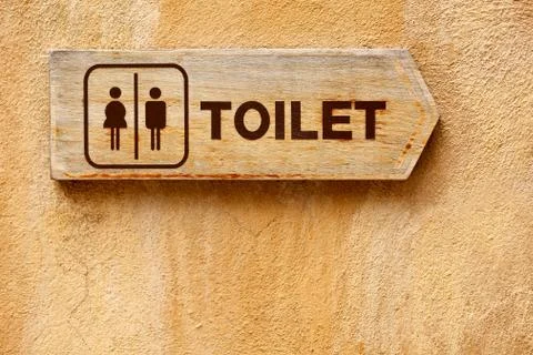 Restroom sign Stock Photos