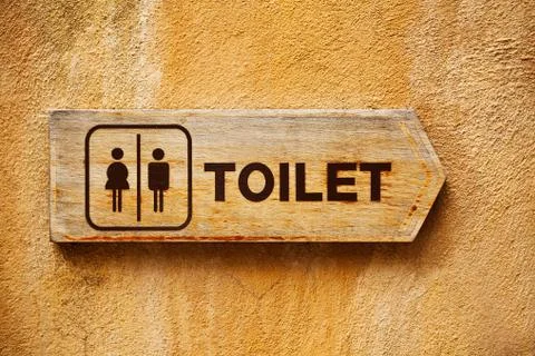 Restroom sign Stock Photos