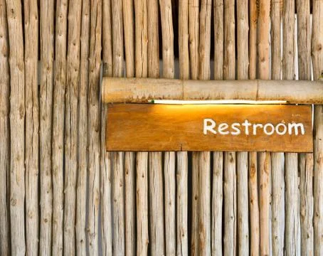 Restroom sign Stock Photos