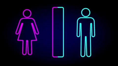 Restroom Symbols Icon Stock Footage 335632737