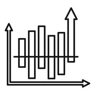 Restructuring icon, outline style Stock Illustration